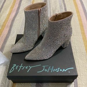 Betsey Johnson Rhinestone Boots